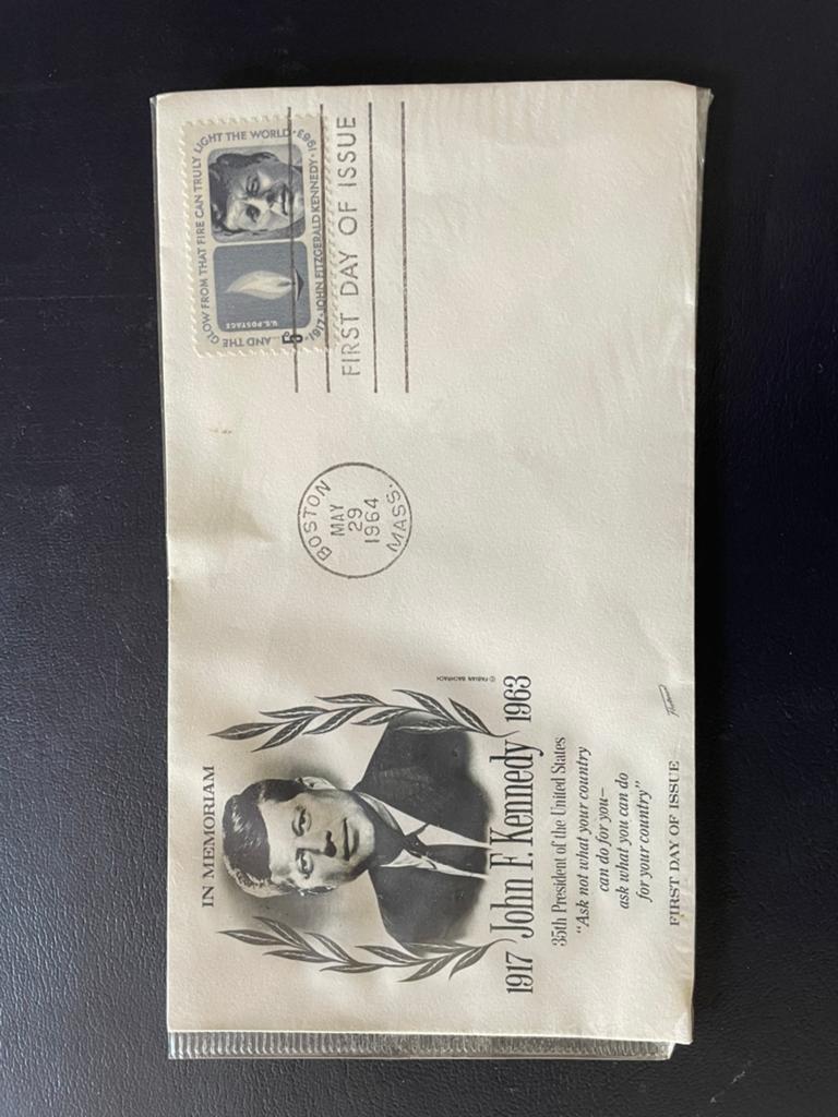 Envelop herinnering dood Kennedy, Ophalen of Verzenden, Envelop