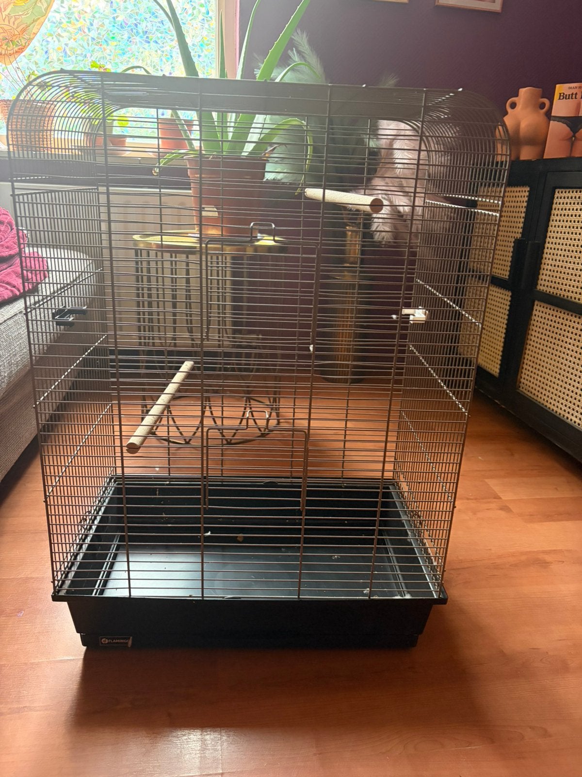 Vogel kooi, Dieren en Toebehoren, Ophalen, Zo goed als nieuw, Metaal, Vogelkooi