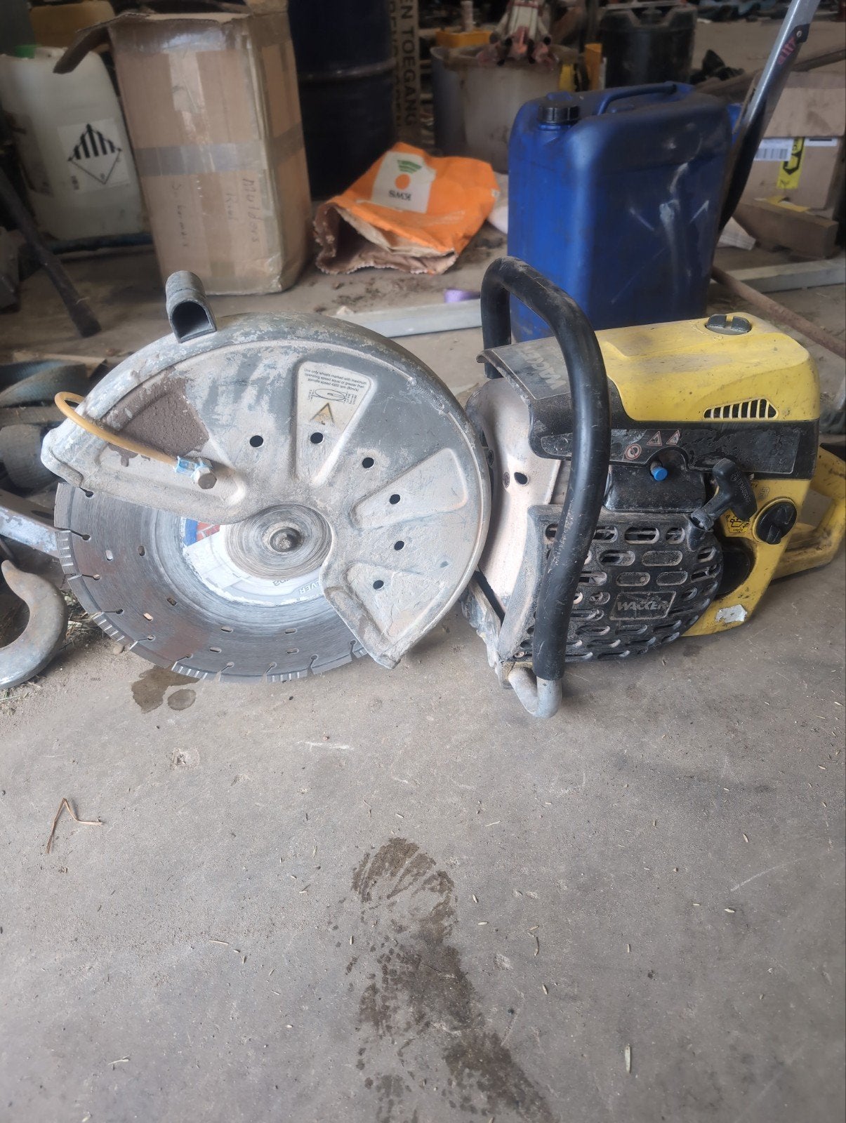 Wacker doorslijper  200euro, Ophalen of Verzenden, Gebruikt, 1200 watt of meer, 70 mm of meer