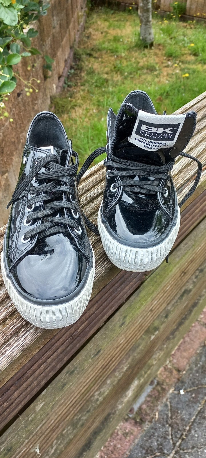 British Knights Master Platform Sneakers Zwart Maat 38, British Knights, Zwart, Ophalen of Verzenden, Sneakers of Gympen