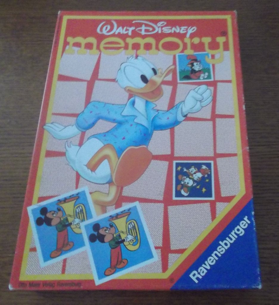 spel Walt Disney Memory / Vintage / Ravensburger, Een of twee spelers, Ophalen, Gebruikt, Ravensburger