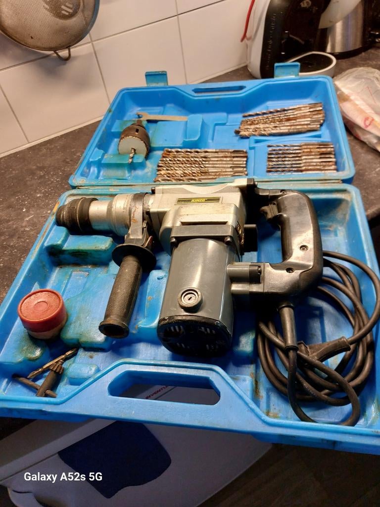 Kinzo boor, Ophalen, Gebruikt, Kolomboormachine