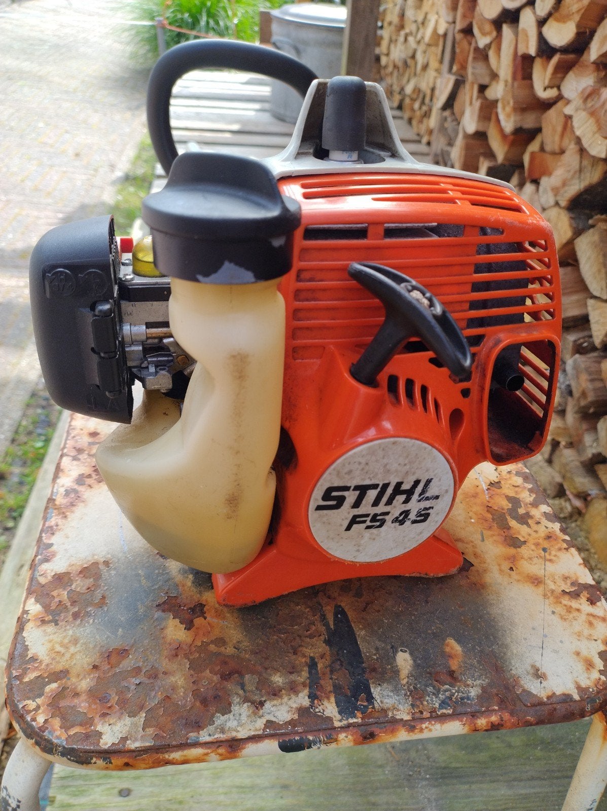 Stihl FS45 Benzine Bosmaaier, Ophalen, Benzine