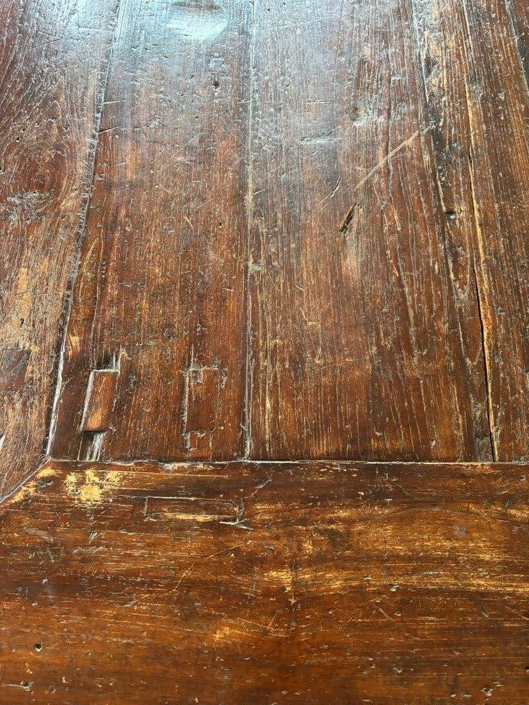 Foto 5 van T.k.a. teakhouten eettafel en 6 Lloyd Loom eetkamerstoelen