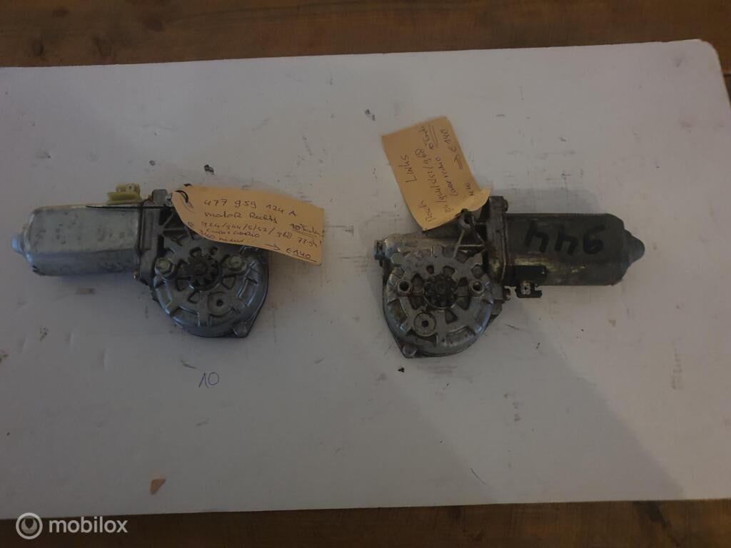 Motor raammechanisme Porsche 924 /944 /968, Gebruikt, Porsche, Ophalen of Verzenden, Porsche