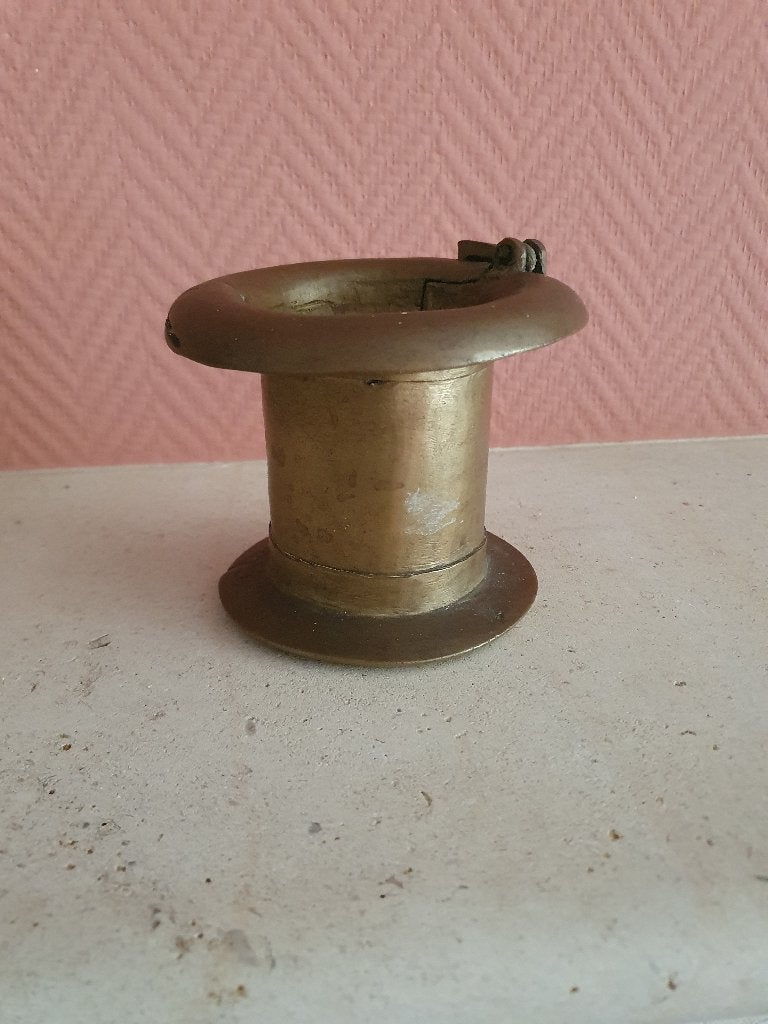 Senufo enkelband van Brons uit ivoorkust, Ophalen of Verzenden, Brons