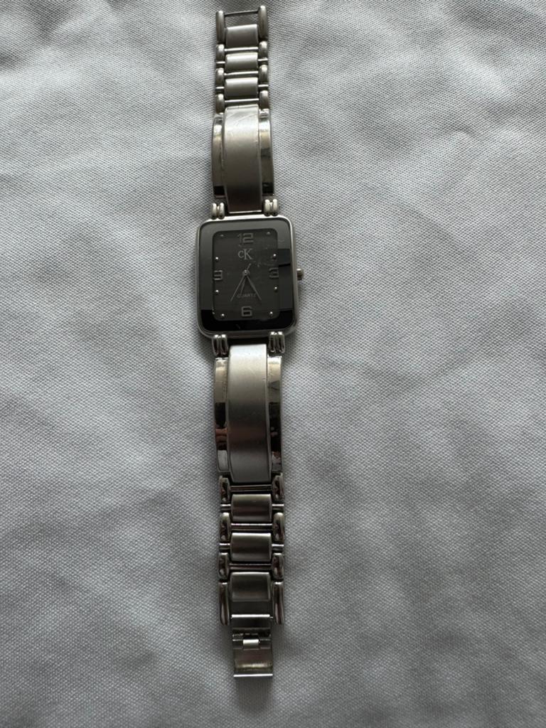 Stijlvol Calvin Klein horloge dames, Overige merken, Staal, Gebruikt, Staal