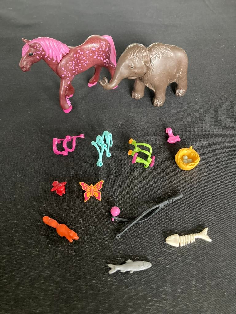 Playmobil mamoet, vlinder ed…, Kinderen en Baby's, Speelgoed | Playmobil, Ophalen of Verzenden, Zo goed als nieuw