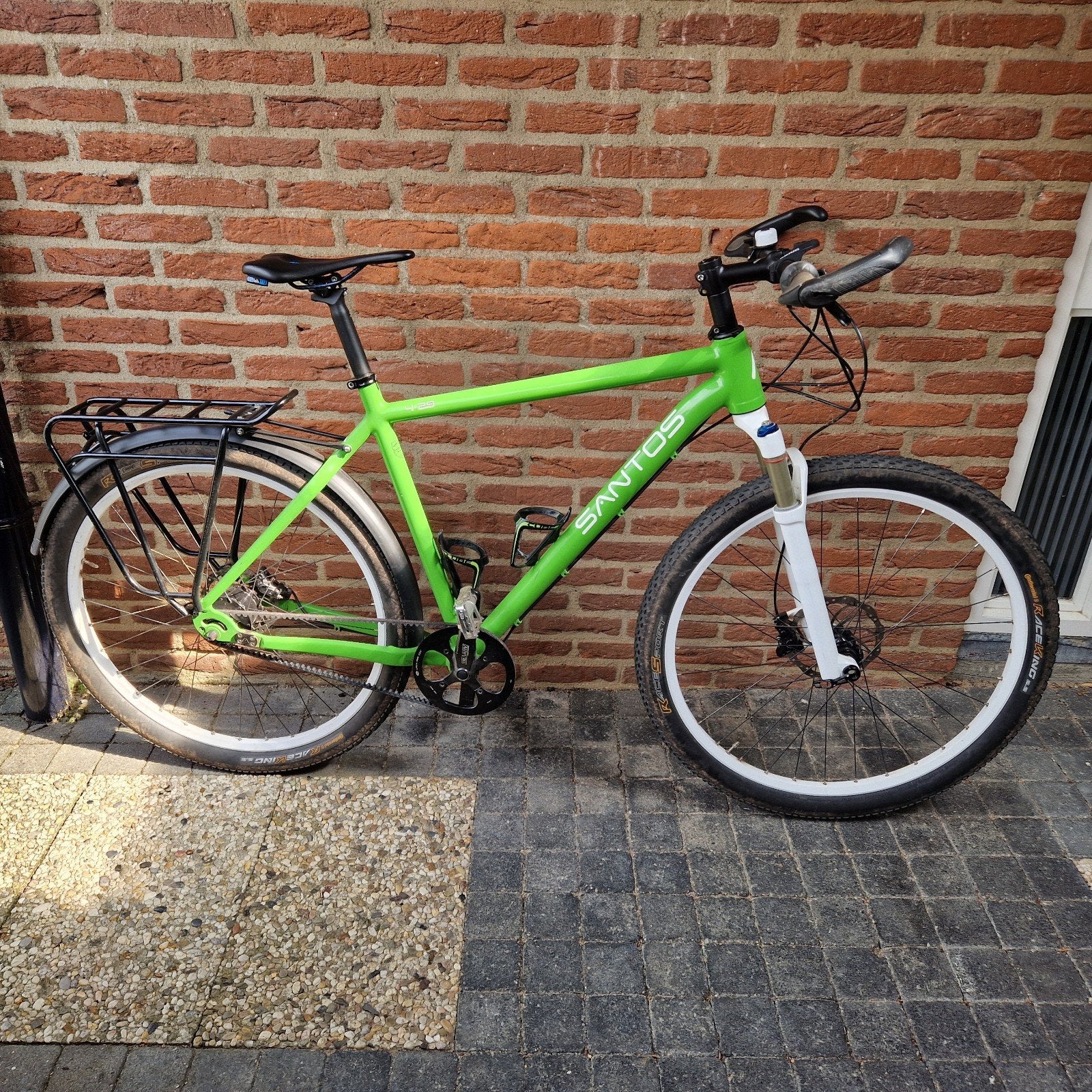 Santos 4.29 Mountainbike / Vakantiefiets met Rohloff naaf, Gebruikt, 57 cm of meer, Hardtail, Schijfrem