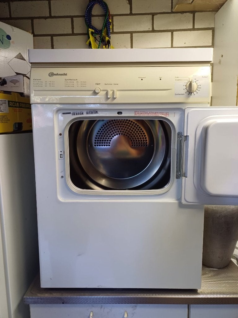 Bauknecht Condensdroger - Goede Staat, Witgoed en Apparatuur, Wasdrogers, Ophalen, 6 tot 8 kg, Gebruikt, Voorlader