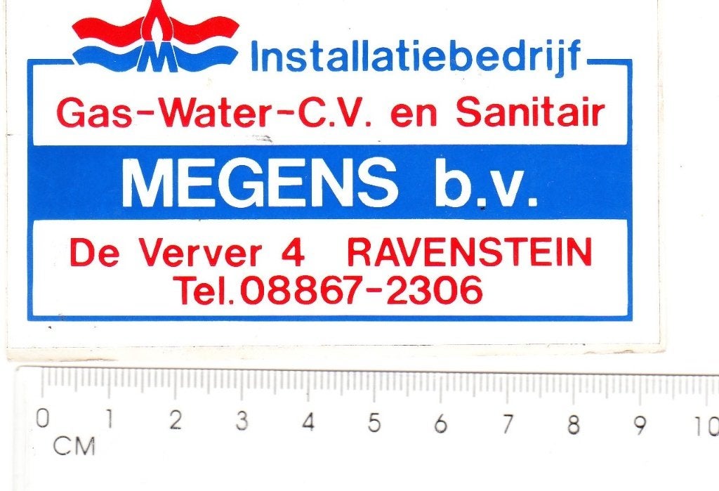 Ravenstein Sticker, Ophalen of Verzenden, Zo goed als nieuw, Bedrijf of Vereniging