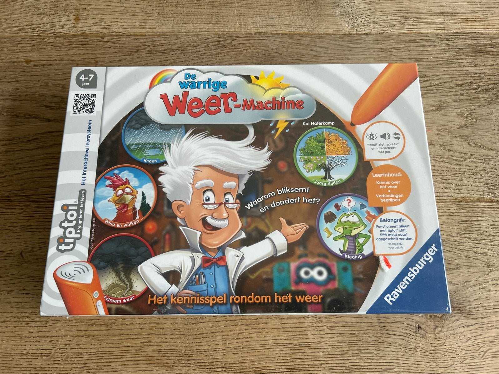 Tiptoi De Warrige Weer-Machine Ravensburger, Kinderen en Baby's, Speelgoed | Educatief en Creatief, Ophalen of Verzenden, Nieuw
