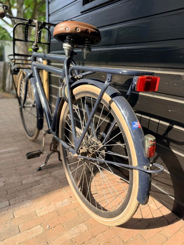 Cortina U4 transport fiets heren 28inch, Fietsen en Brommers, Terugtraprem, Gebruikt, Versnellingen, 53 tot 57 cm