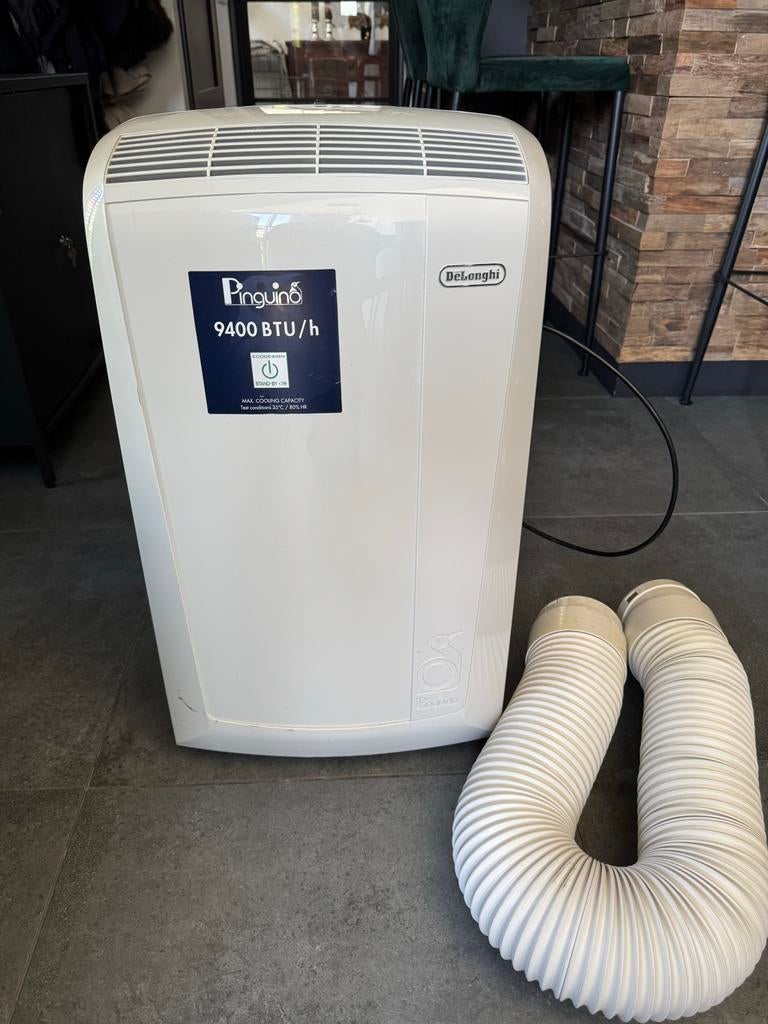 Delonghi Pinguino PAC N81 Mobiele Airco 9400 BTU/u, Witgoed en Apparatuur, Ophalen, Gebruikt, 3 snelheden of meer, Koelen en Ontvochtigen