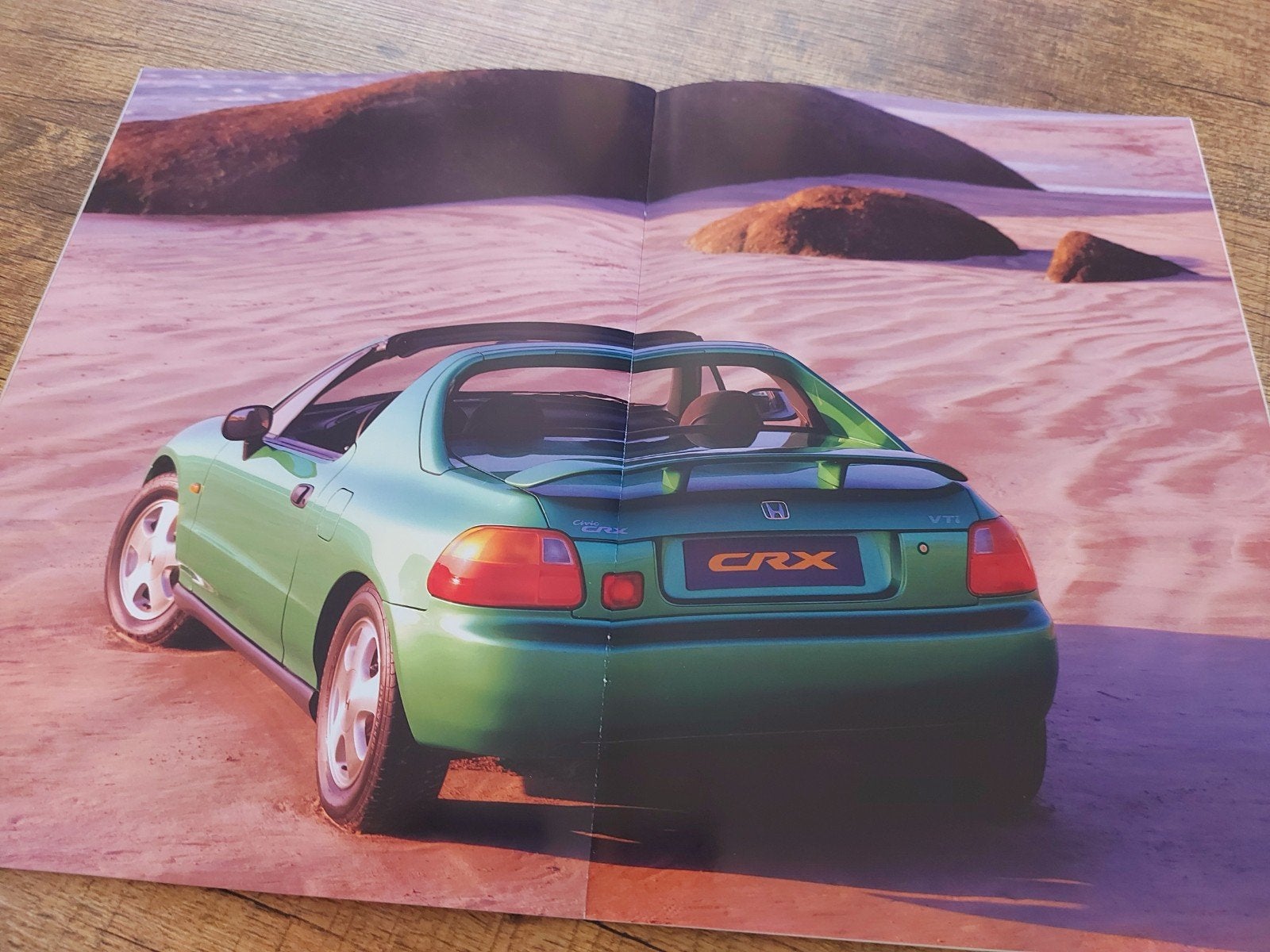 Keurige 1992 Honda CRX folder NL, Boeken, Auto's | Folders en Tijdschriften, Ophalen of Verzenden, Zo goed als nieuw, Honda