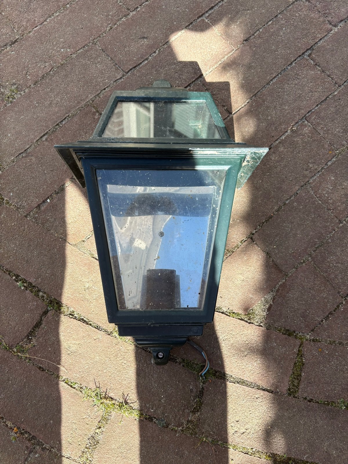 Buitenlampen - Klassieke Stijl - Groen - Set van 7, Overige merken, Gebruikt, E27 (groot), Groen