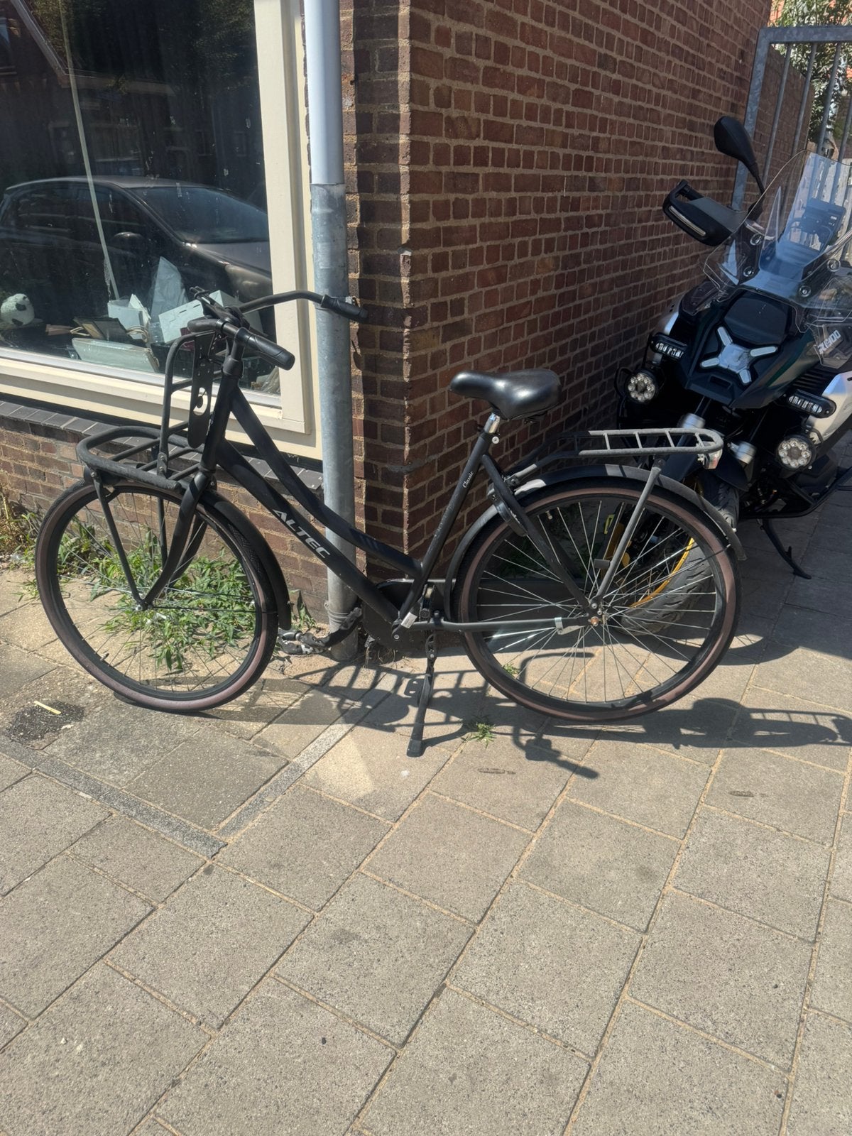 Dames omafiets 28 inch Atlec, Fietsen en Brommers, Fietsen | Dames | Moederfietsen, 56 cm of meer, Ophalen, Gebruikt, Overige merken