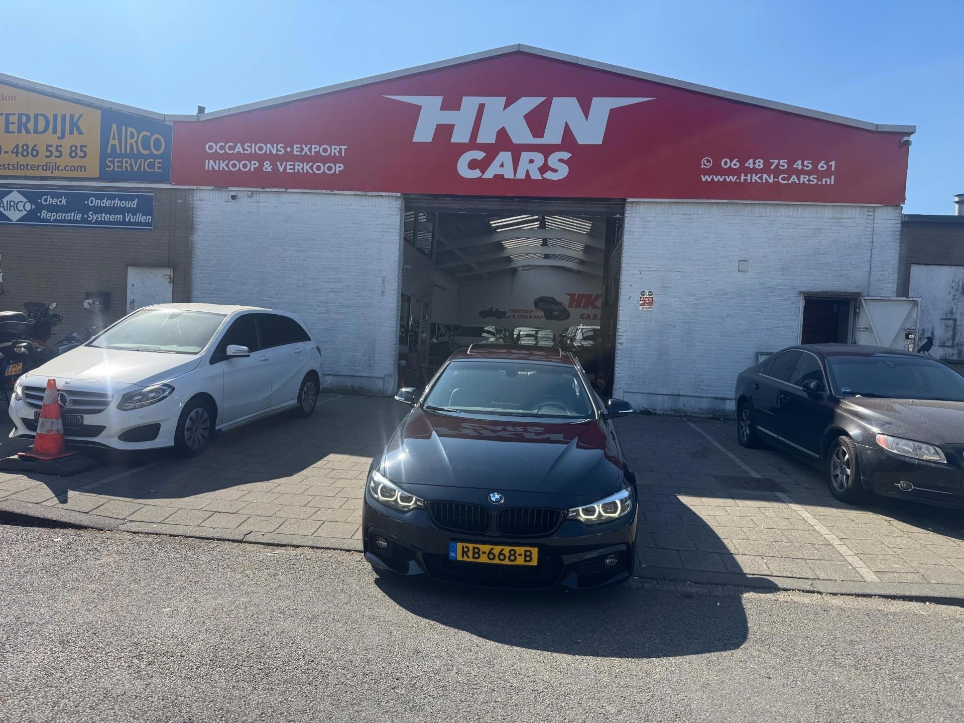 BMW 4-serie Coupé 418i High BJ 2017 m pakket opedak leer na, Auto's, Automaat, Gebruikt, Euro 6, 4-Serie
