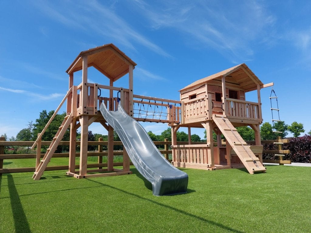 BOOMHUT PALEIS speeltoren speelhuis klimtoren speeltoestel, Ophalen, Nieuw, Schommel, Aanbouwonderdeel