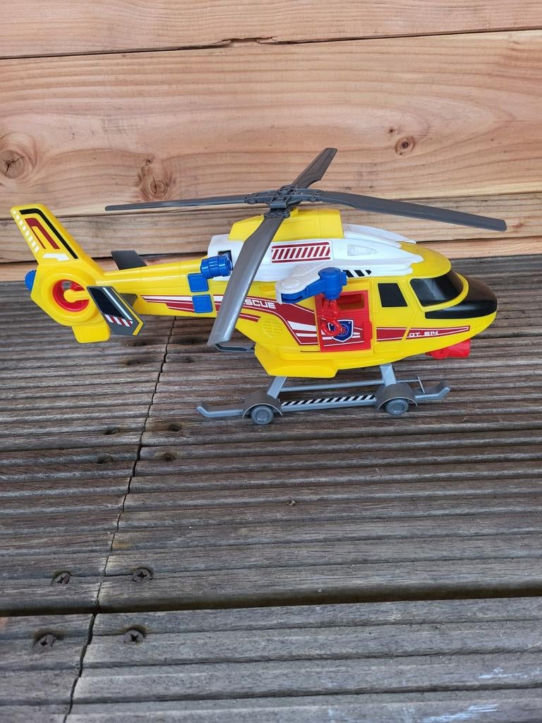 Grote gele speelgoed helikopter van Dickie, Kinderen en Baby's, Speelgoed | Overig, Zo goed als nieuw, Jongen of Meisje, Ophalen of Verzenden