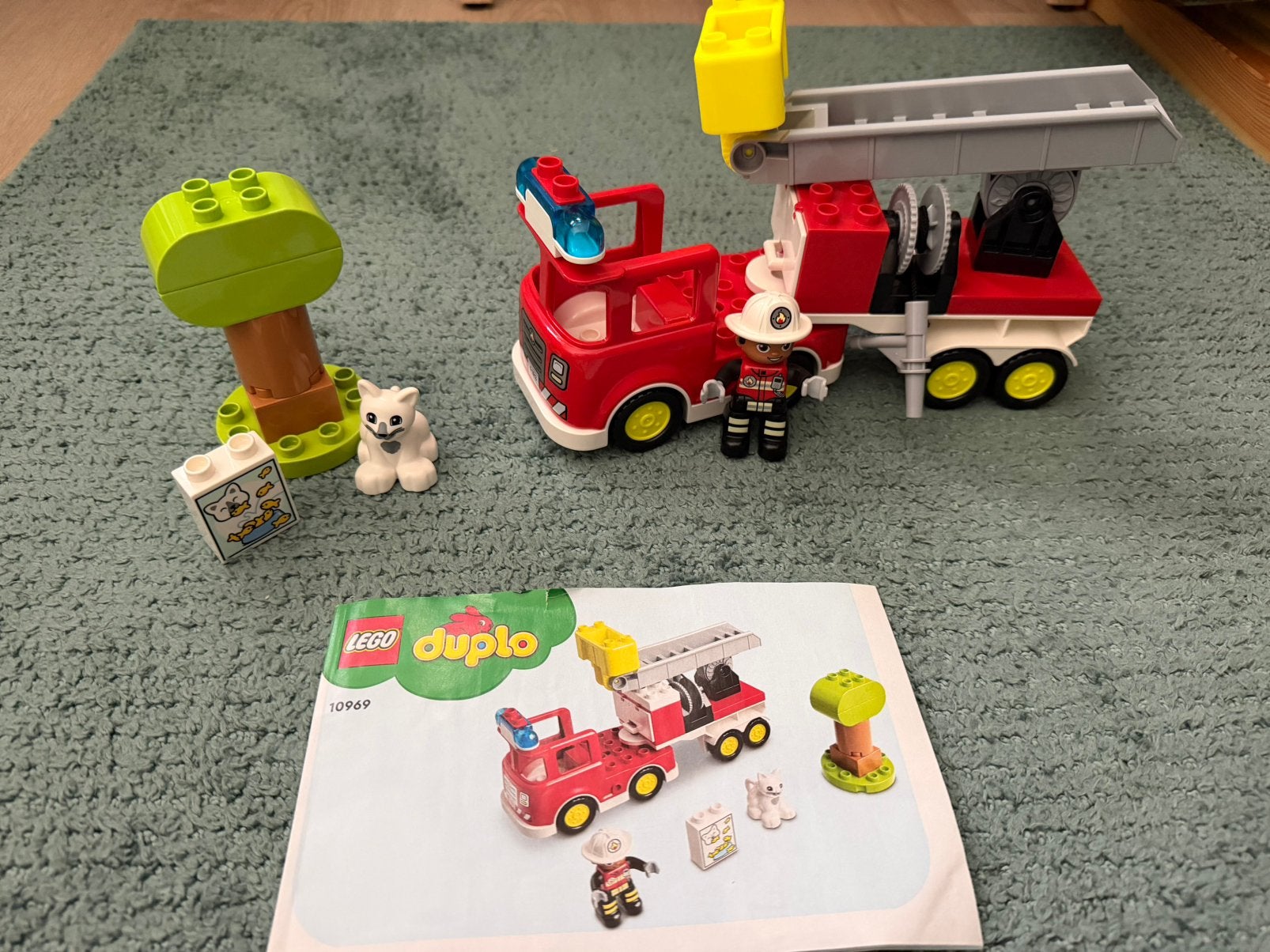 Duplo brandweerauto, Ophalen of Verzenden, Zo goed als nieuw, Duplo