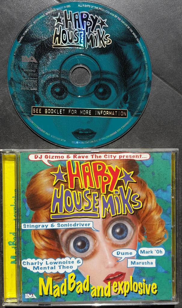 CD - DJ Gizmo ‎ – Happy House Miks - Hardcore Gabber 1995, Ophalen of Verzenden, Zo goed als nieuw, Overige genres