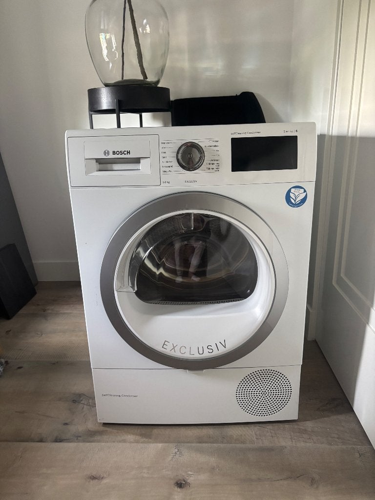 Bosch Exclusiv Serie 6 Warmtepompdroger, Ophalen, Gebruikt, Anti-kreukfase, Overige typen