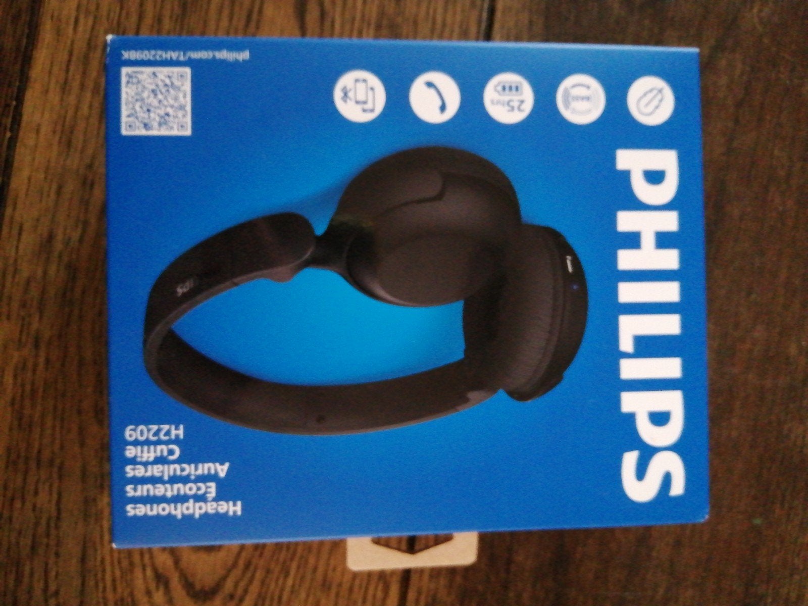 Philips koptelefoon, Ophalen, Zo goed als nieuw, Zwart, Philips