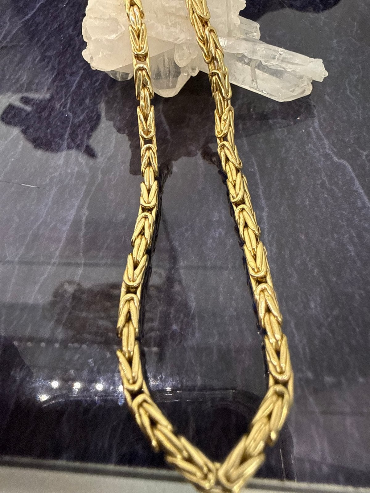 Prachtige 14 karaats gouden koningsketting 65 cm 2.9 mm, Sieraden, Tassen en Uiterlijk, Kettingen, Ophalen of Verzenden, Nieuw