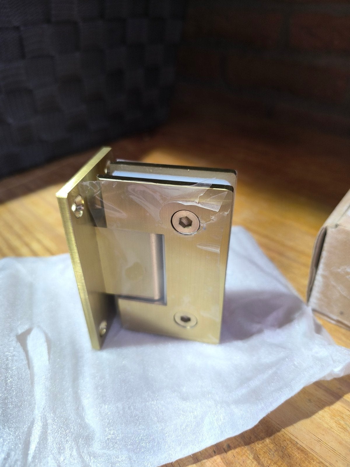 Douchedeur goud messing nano coating 100x200, Ophalen, Nieuw
