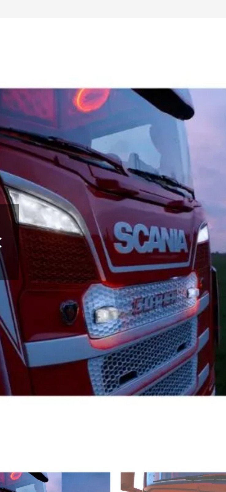 gril lampen orgineel scania L + R, Auto-onderdelen, Ophalen of Verzenden, Nieuw, Scania, Verlichting