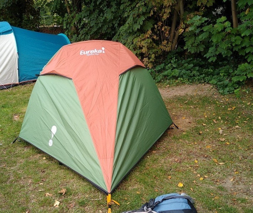 Eureka tent 2 persoons - ideaal voor festivals, Ophalen of Verzenden, Gebruikt, Tot en met 2