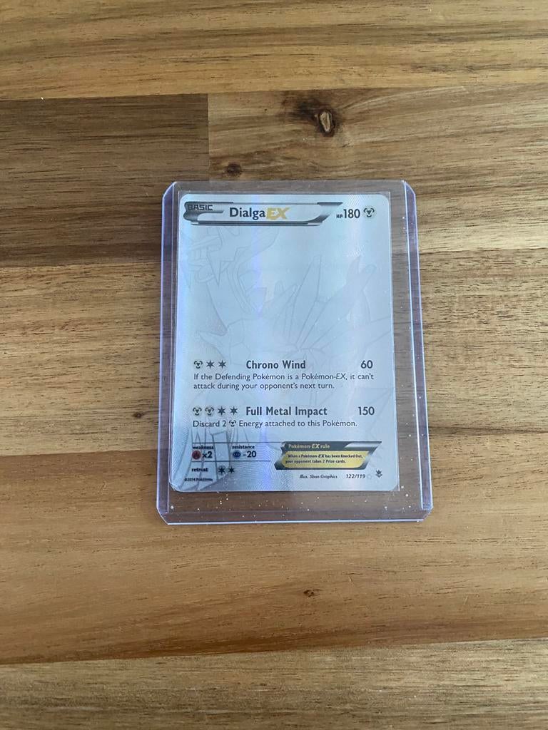 Dialga EX #122 pokemon kaart, Verzenden, Zo goed als nieuw, Losse kaart, Foil