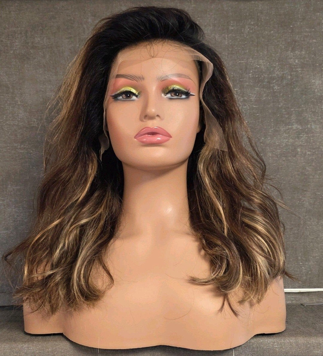 lace wig echt haar, Ophalen of Verzenden, Nieuw, Pruik of Haarverlenging