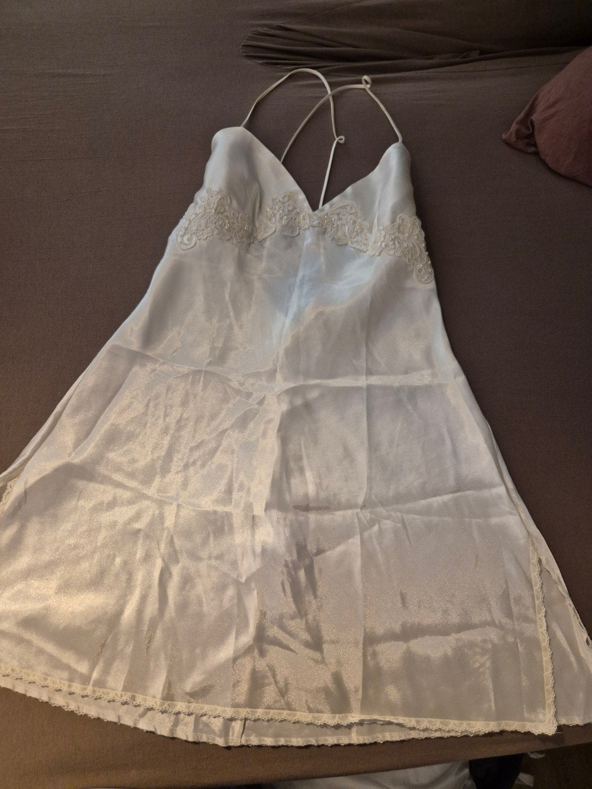 Victorie Secret nachthemd en kimono M, Victoria's secret, Ophalen of Verzenden, Wit, Badjas