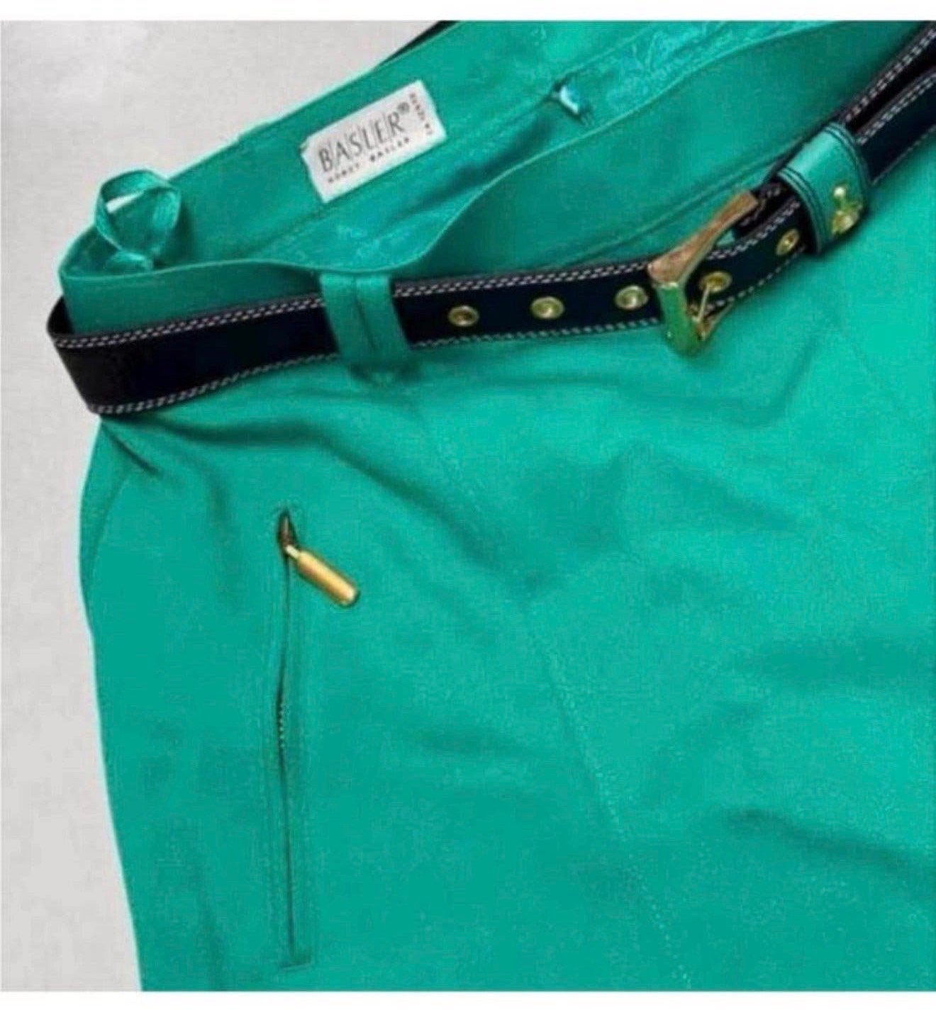 Basler lange rok - groen groene met riem - Nieuw 42 L eu, L, Maat 42/44 (L), Nieuw, L