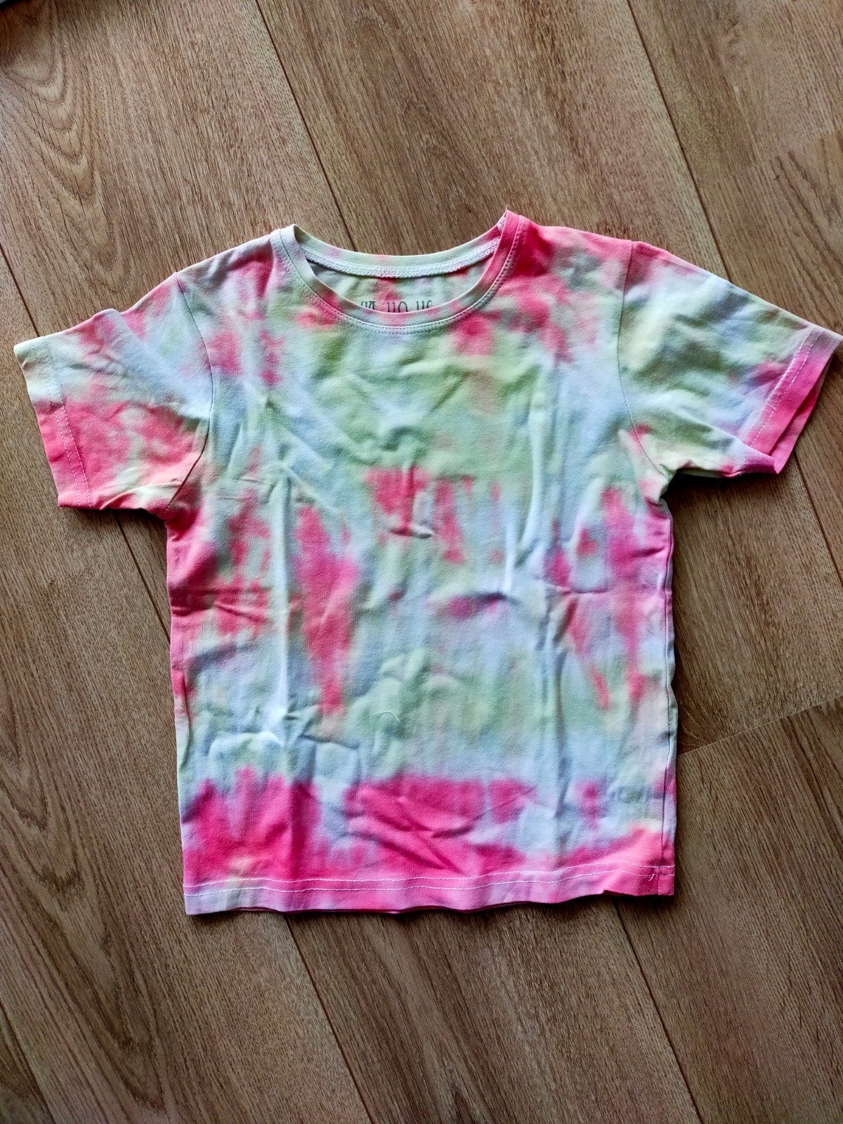 Izgs! Leuk batik / tye die shirt. Mt 110/116, Kinderen en Baby's, Zeeman, Gebruikt, Meisje, Ophalen of Verzenden