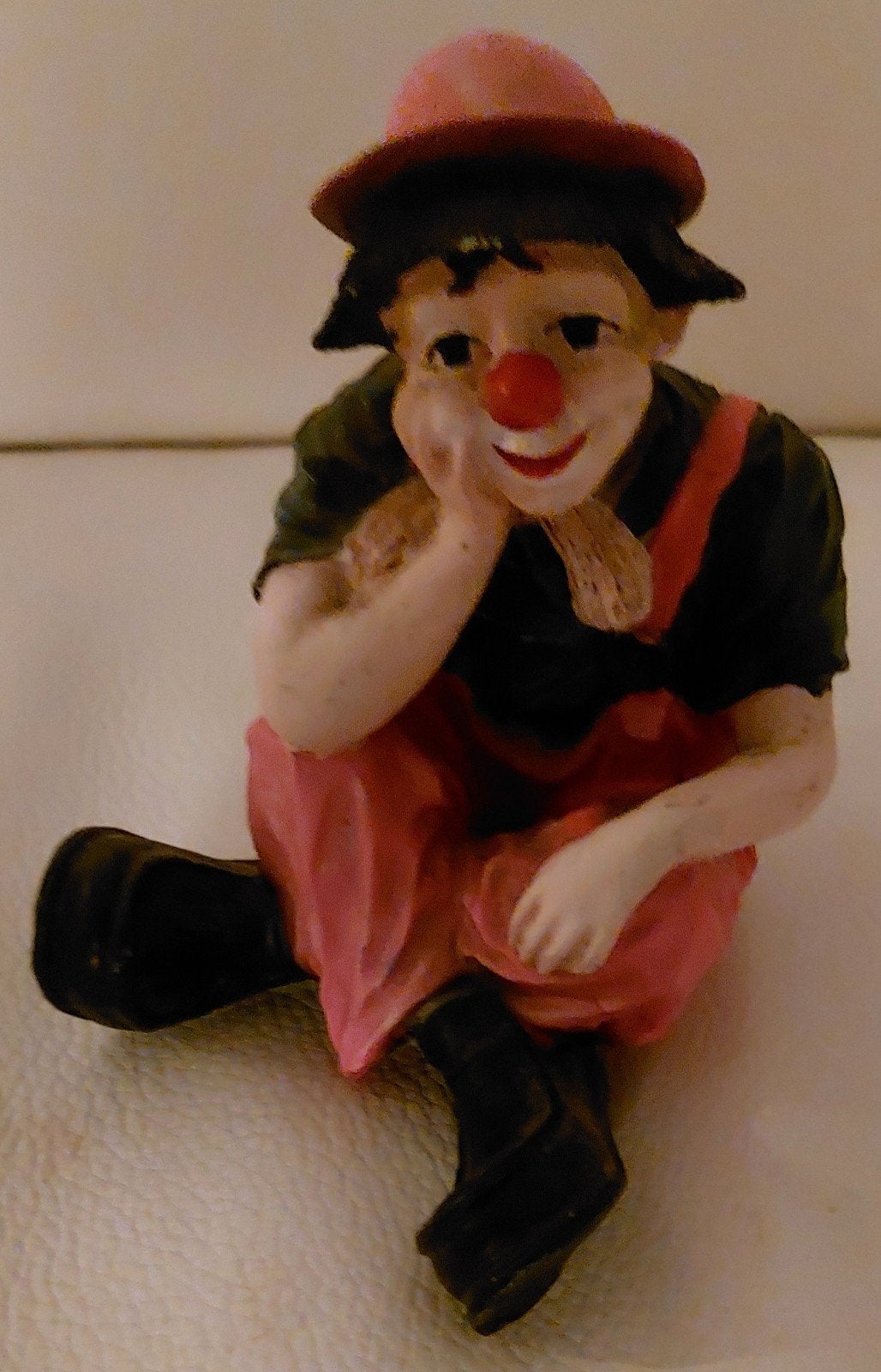 Lachende clown beeldje - Decoratief en vrolijk, Ophalen of Verzenden, Zo goed als nieuw