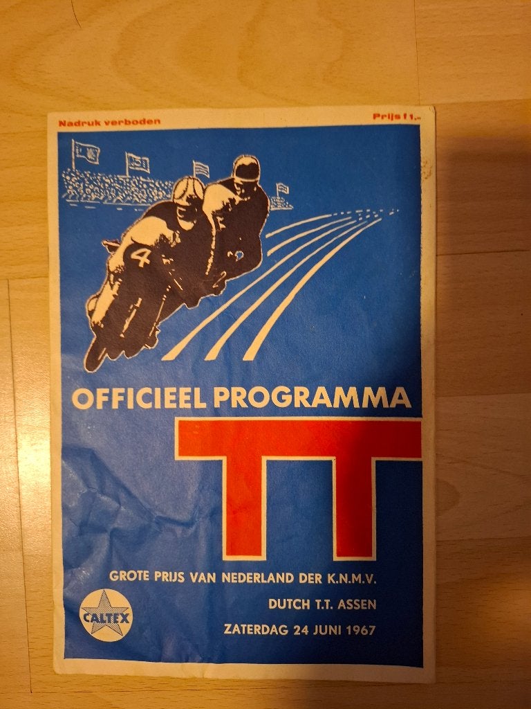 TT Assen 1950,1962,1967,1970,1971,1972,1973 programma, Ophalen, Gebruikt