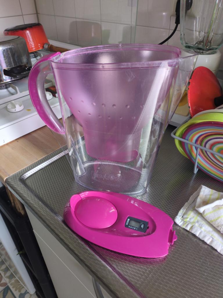 Brita kan, waterfilter, Ophalen