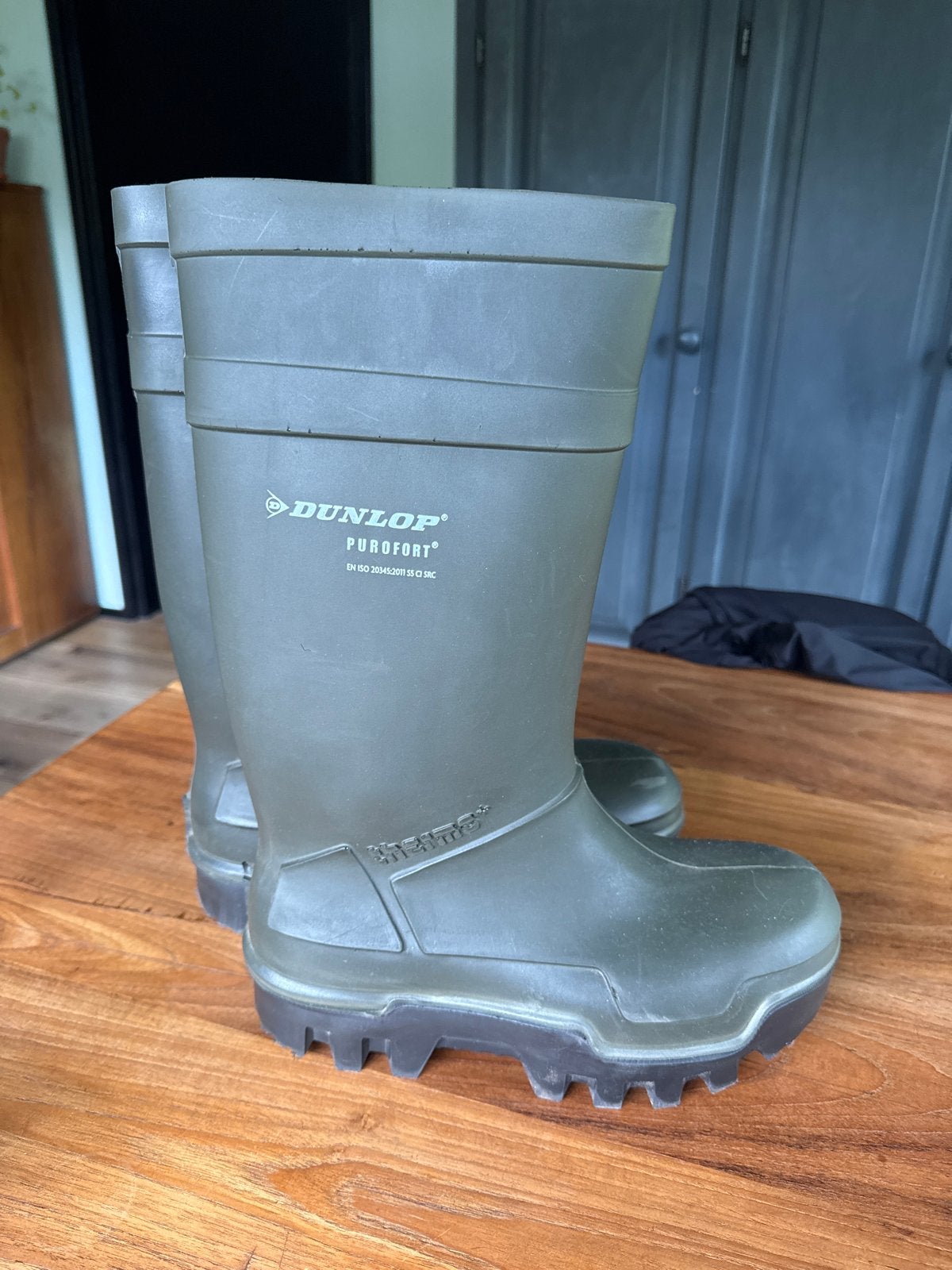 Dunlop Purofort Werklaarzen - Maat 43, Tuin en Terras, Werkkleding, Zo goed als nieuw, Heren, Laarzen, Ophalen of Verzenden
