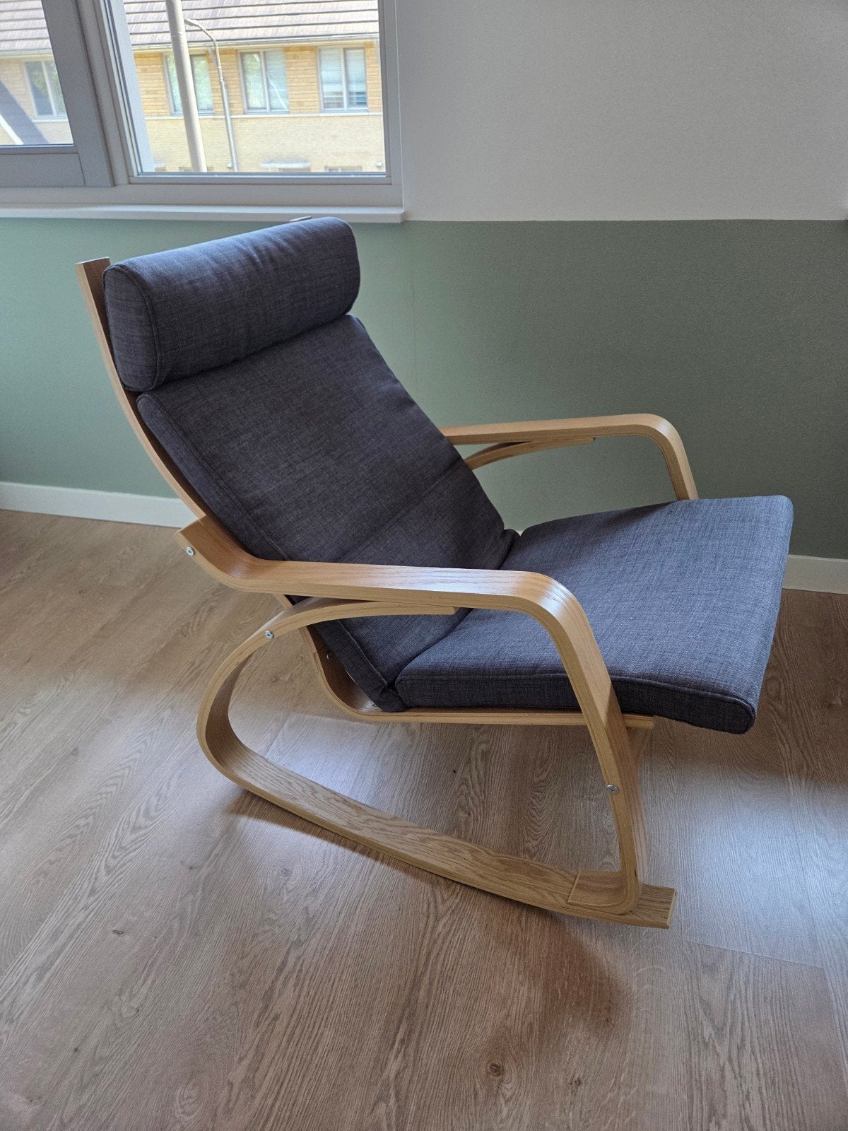 ikea POANG schommelstoel, Huis en Inrichting, Fauteuils, Ophalen, Nieuw, 75 tot 100 cm, 50 tot 75 cm