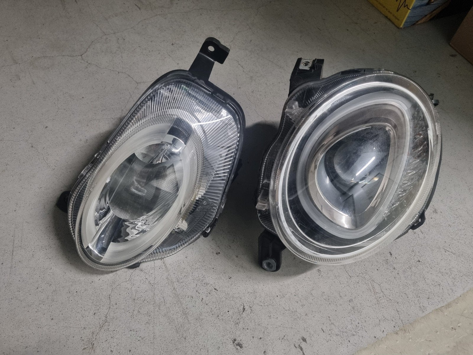 Rechter koplamp en DRL Fiat 500 facelift (2015+) origineel, Auto-onderdelen, Verlichting, Ophalen of Verzenden, Gebruikt, Fiat