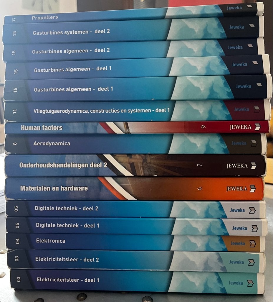 JEWEKA Aircraft Maintenance and Training School boeken, Boeken, Overige vakken, Diverse auteurs, Ophalen of Verzenden, Zo goed als nieuw