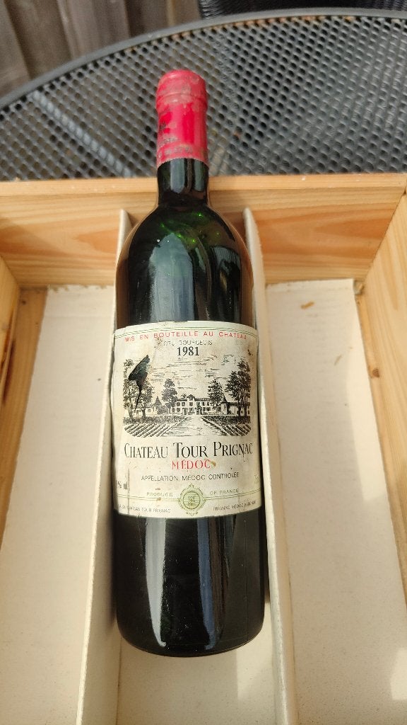 Chateau Tour Prignac 1981, Frankrijk, Nieuw, Ophalen of Verzenden, Rode wijn