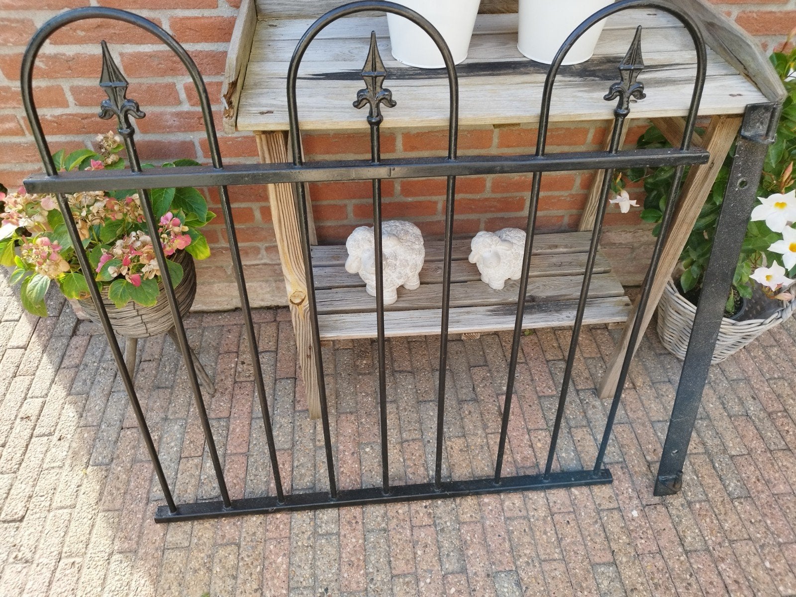 Zwart sierhekwerk, Ophalen, Gebruikt, IJzer, Sierhekwerk