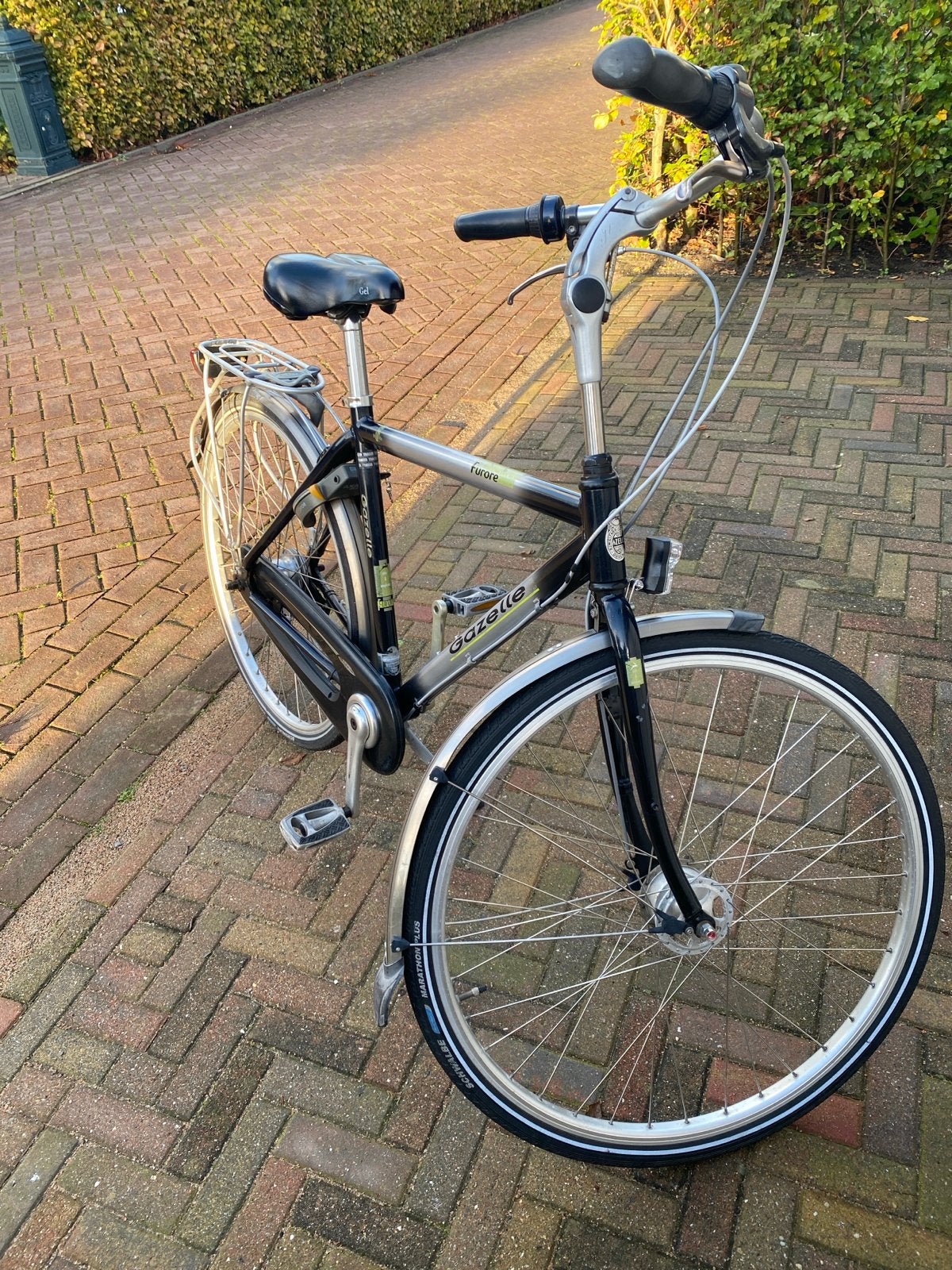 Nette Gazelle Furore fiets met 7 versnellingen en AXA slot, Ophalen, Gebruikt, Versnellingen, 50 tot 53 cm