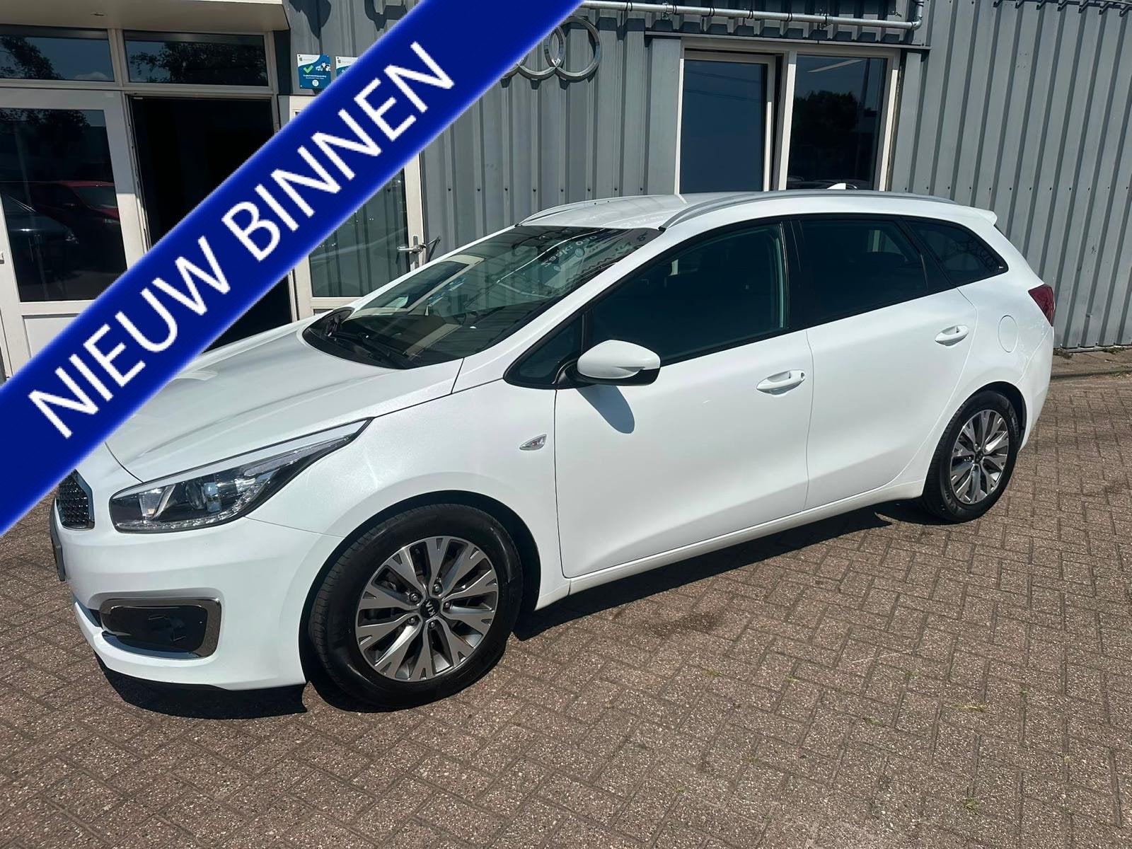 Kia cee'd Sportswagon 1.0 T-GDi Design Edition (bj 2018), Auto's, Voorwielaandrijving, Stof, Gebruikt, Wit