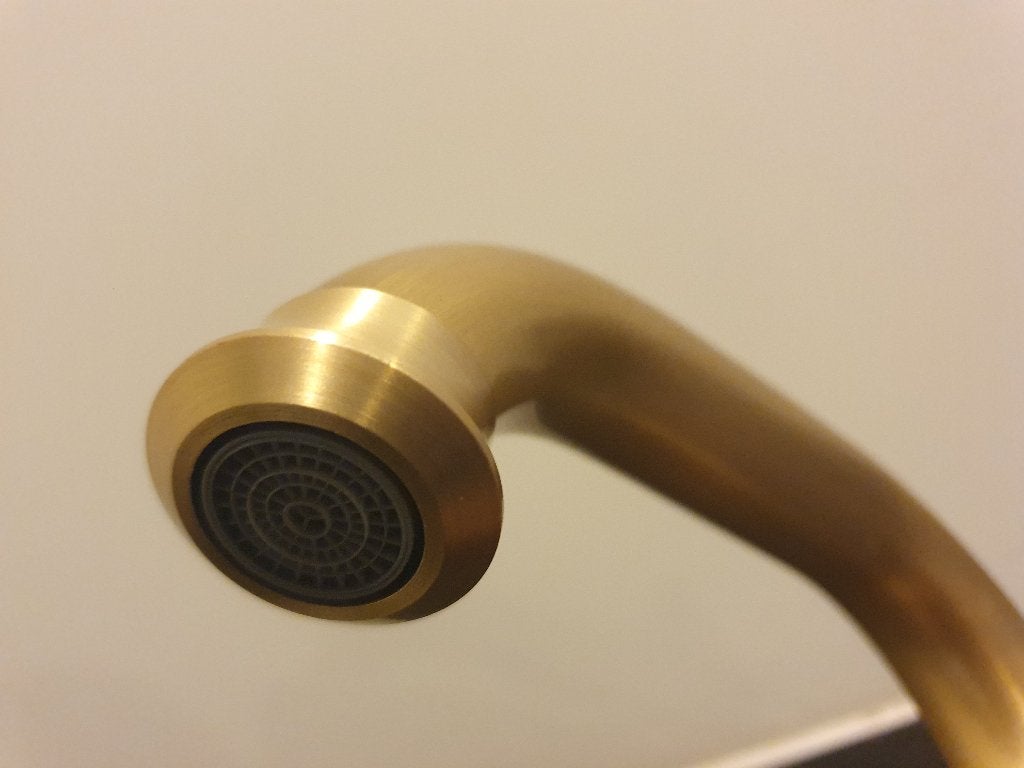 Wastafelkraan badkamer mengkraan Brons Klassiek Landelijk, Ophalen of Verzenden, Nieuw, Koper, Kraan