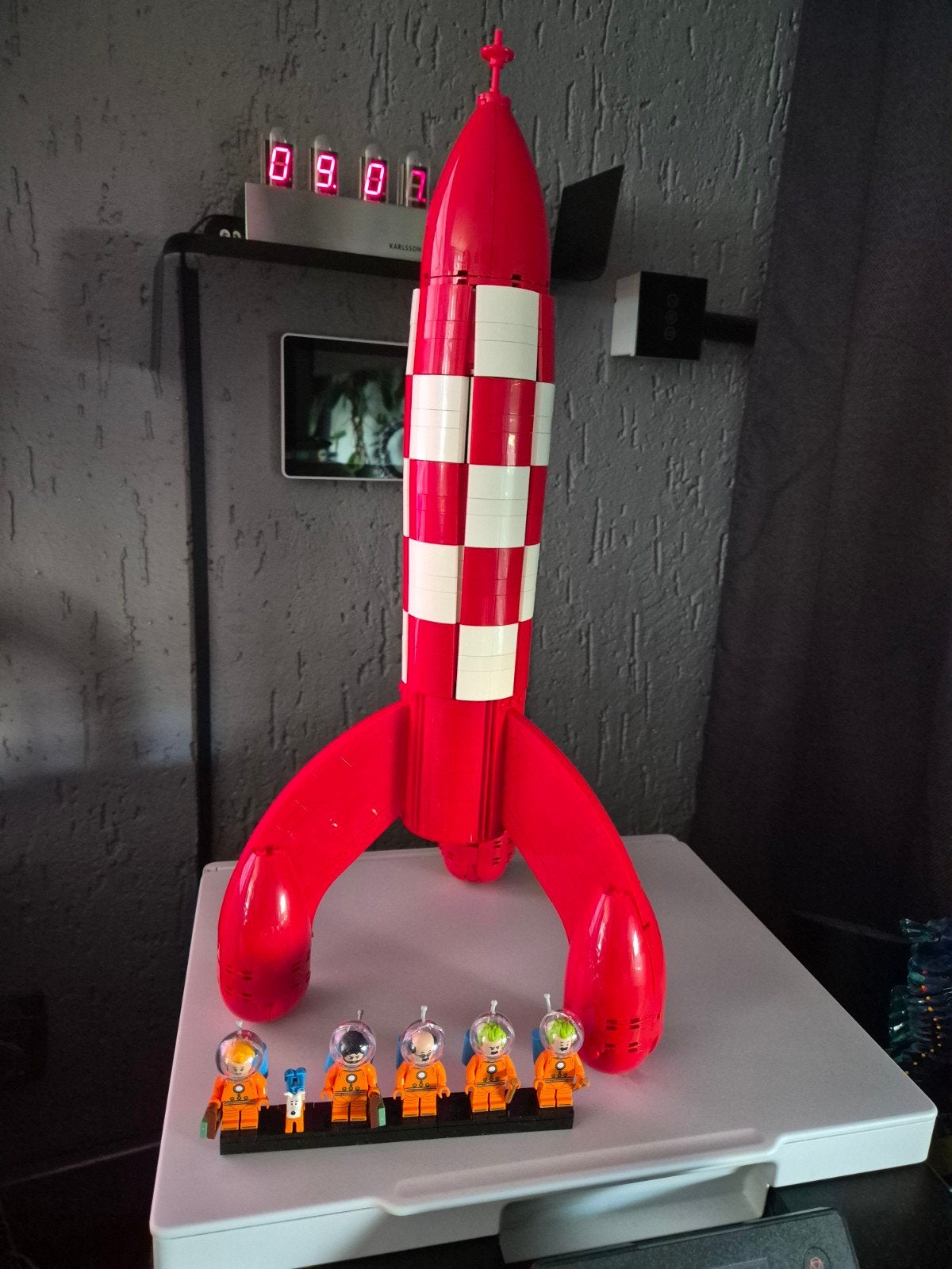 Kuifje Maanraket LEGO 21367 met minifiguren, Kinderen en Baby's, Speelgoed | Overig, Zo goed als nieuw, Jongen of Meisje, Ophalen of Verzenden